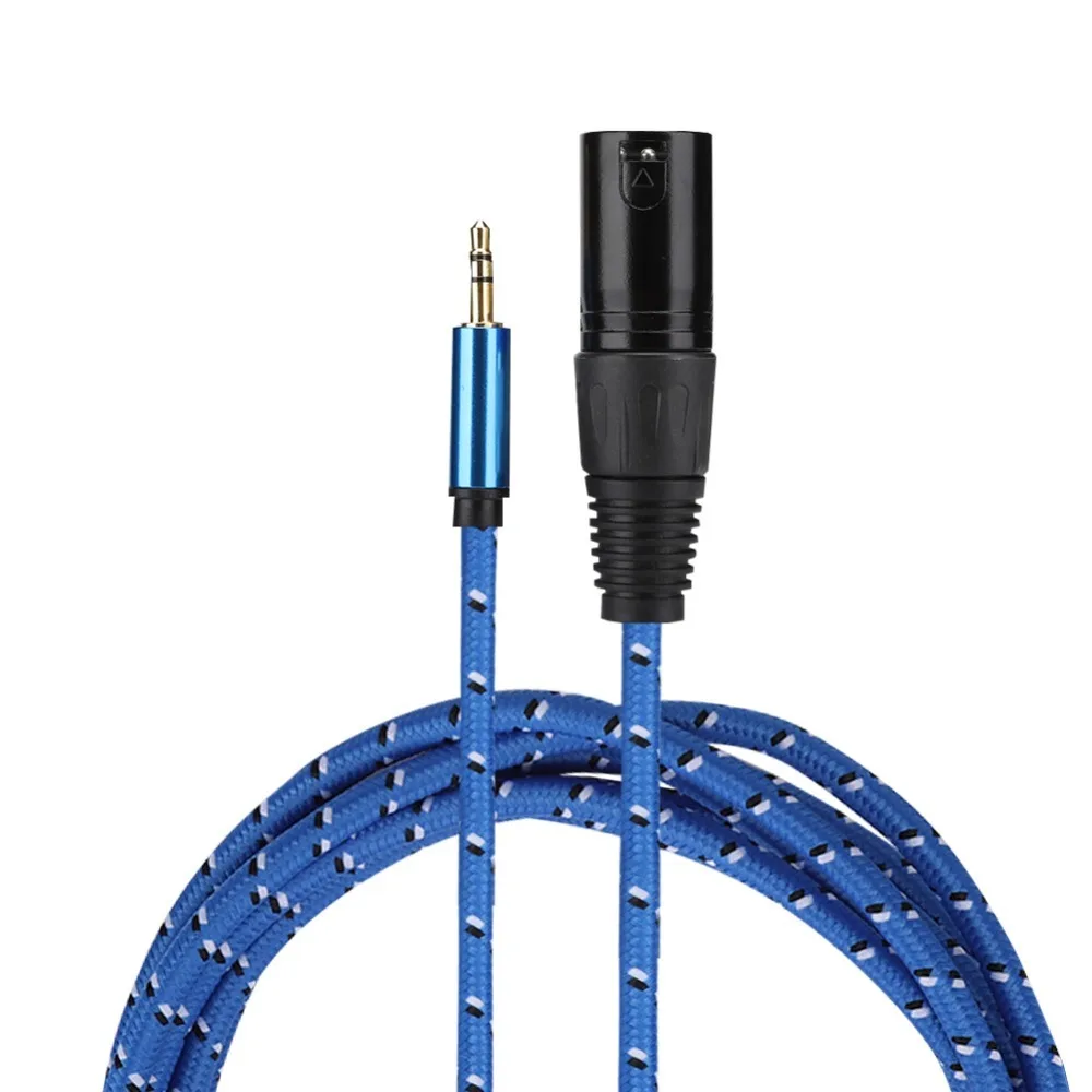 

Stable Signal 3 Meters 3.5mm Stereo Male to XLR Male 3 Pin 3 Pin Adapter Audio Cable 3.5mm Plug and Play Patch Cord Camera