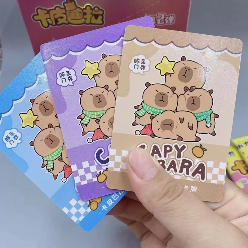 2025 Capybara Card Fun CCG Collezione Anime Carte collezionabili Booster Box Gioco da tavolo giocattolo per bambini in stock