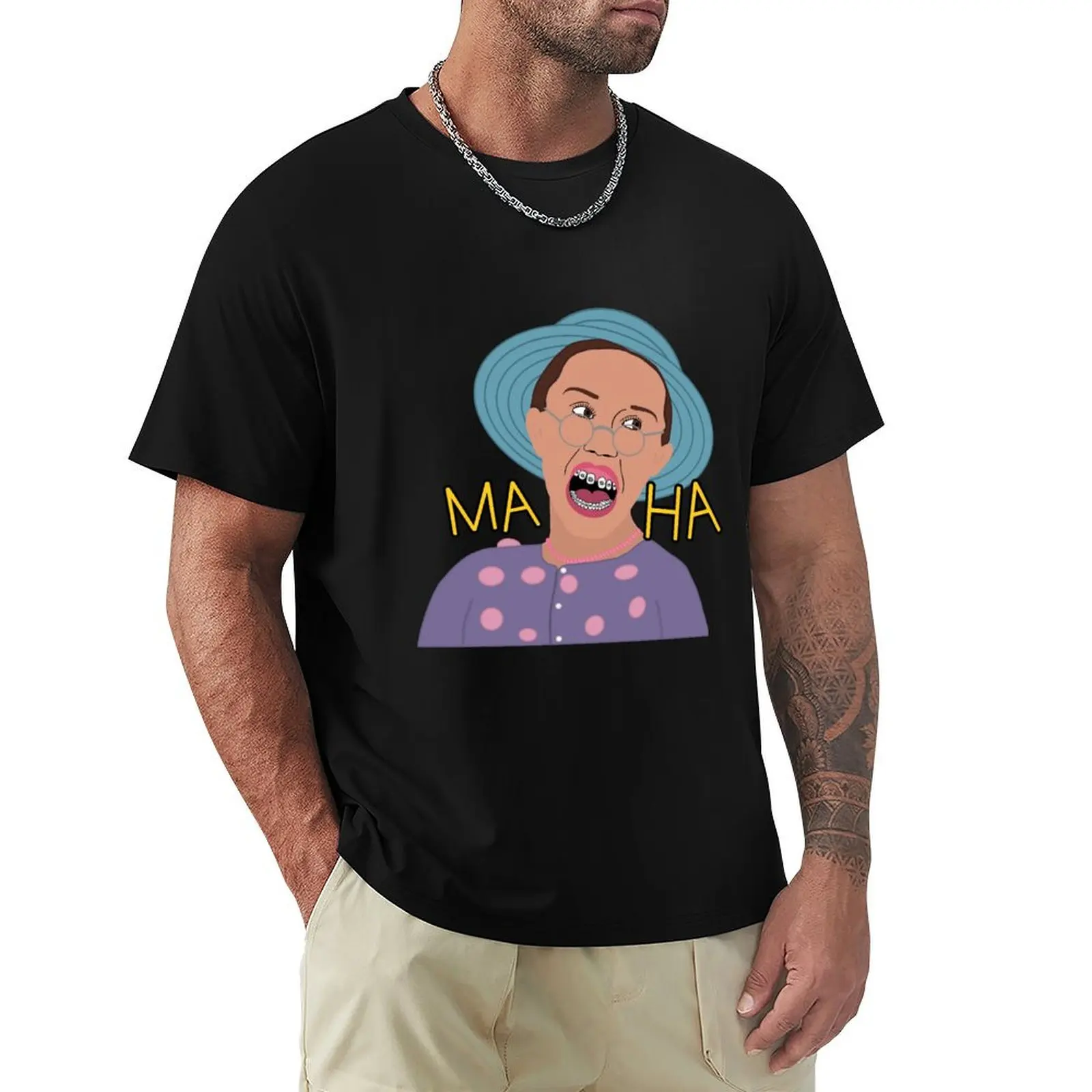 

MAHA T-Shirt cute clothes gifts for boyfriend summer shirt Louboutins Men's t shirts