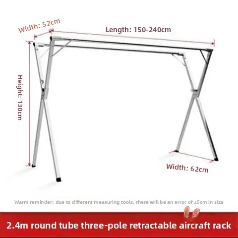 stendibiancheria-da-interno-esterno-in-acciaio-inox-montaggio-a-pavimento-semplice-con-asta-per-asciugare-piumoni-regolabile-manualmente-per-balcone-e-camera-da-letto
