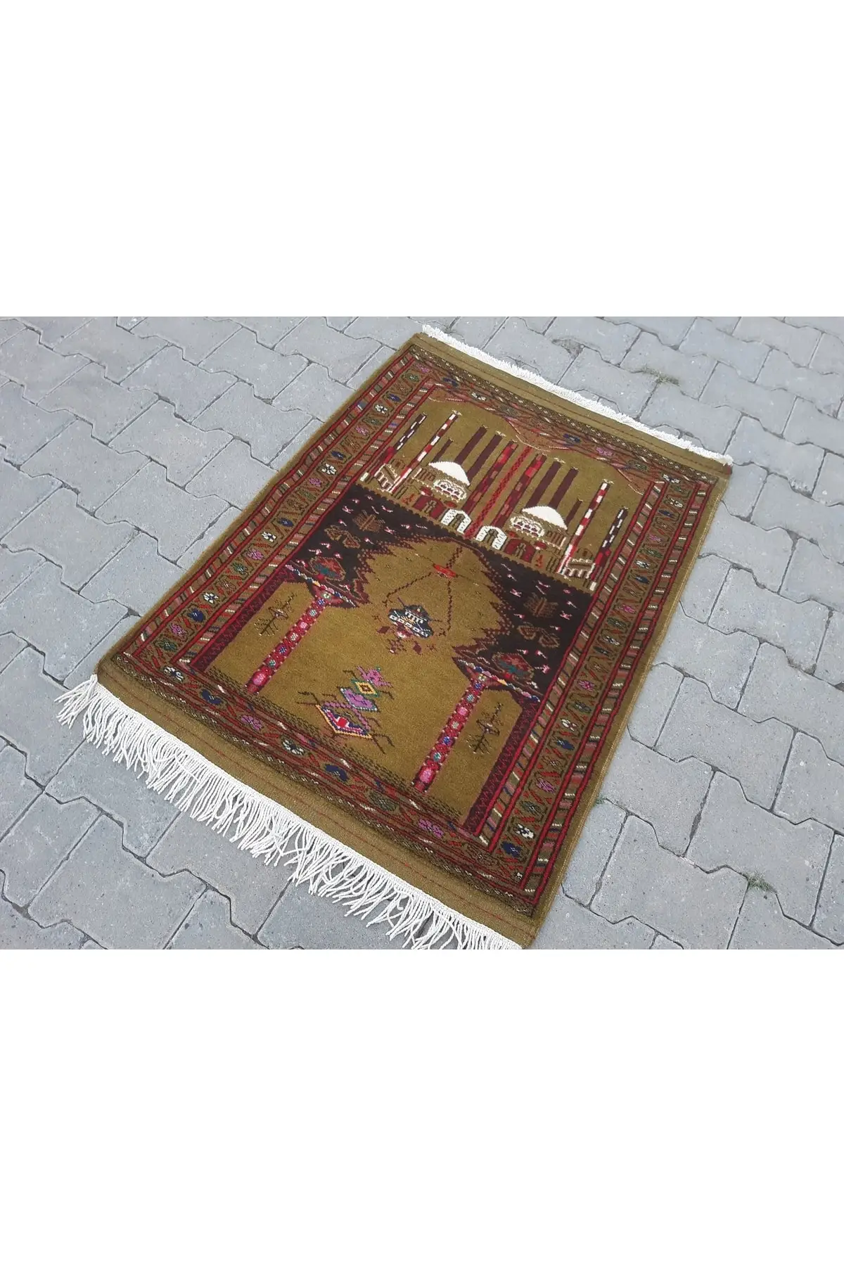 DOLBOVI antique hand woven exquisite carpet Rug Rug-82x100 Cm - Ar128 Meditation Rug