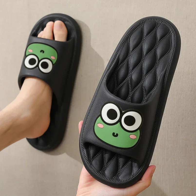 

Woman Slippers Platform Cloud Home Frog Cute Non Slip Flip Flop Slides Funny Indoor Outdoor Men Women Summer Ladies Shoes Female