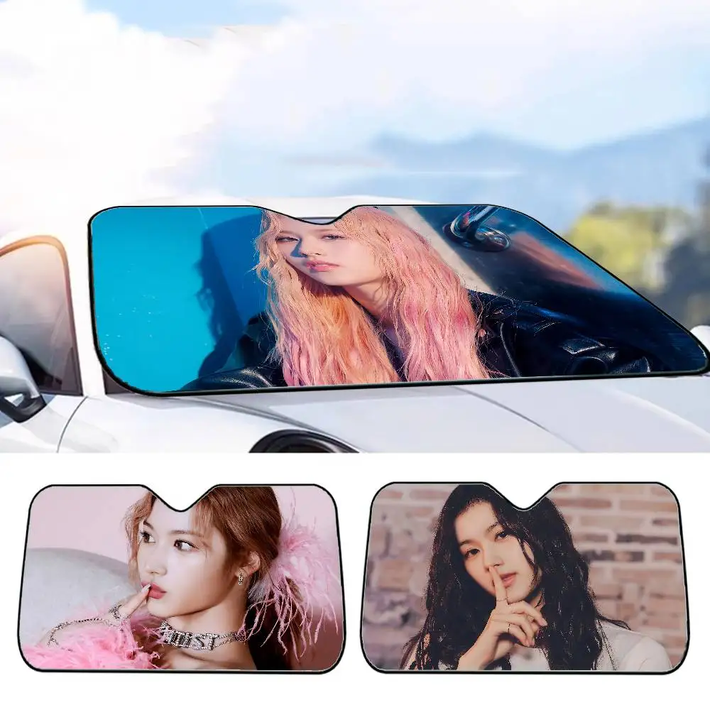 

Singer S-Sana Car SunShade Car Sunshade Window Sunshade Sunblock Front Windshield Hood Interior Front Baffle Double Sunshade