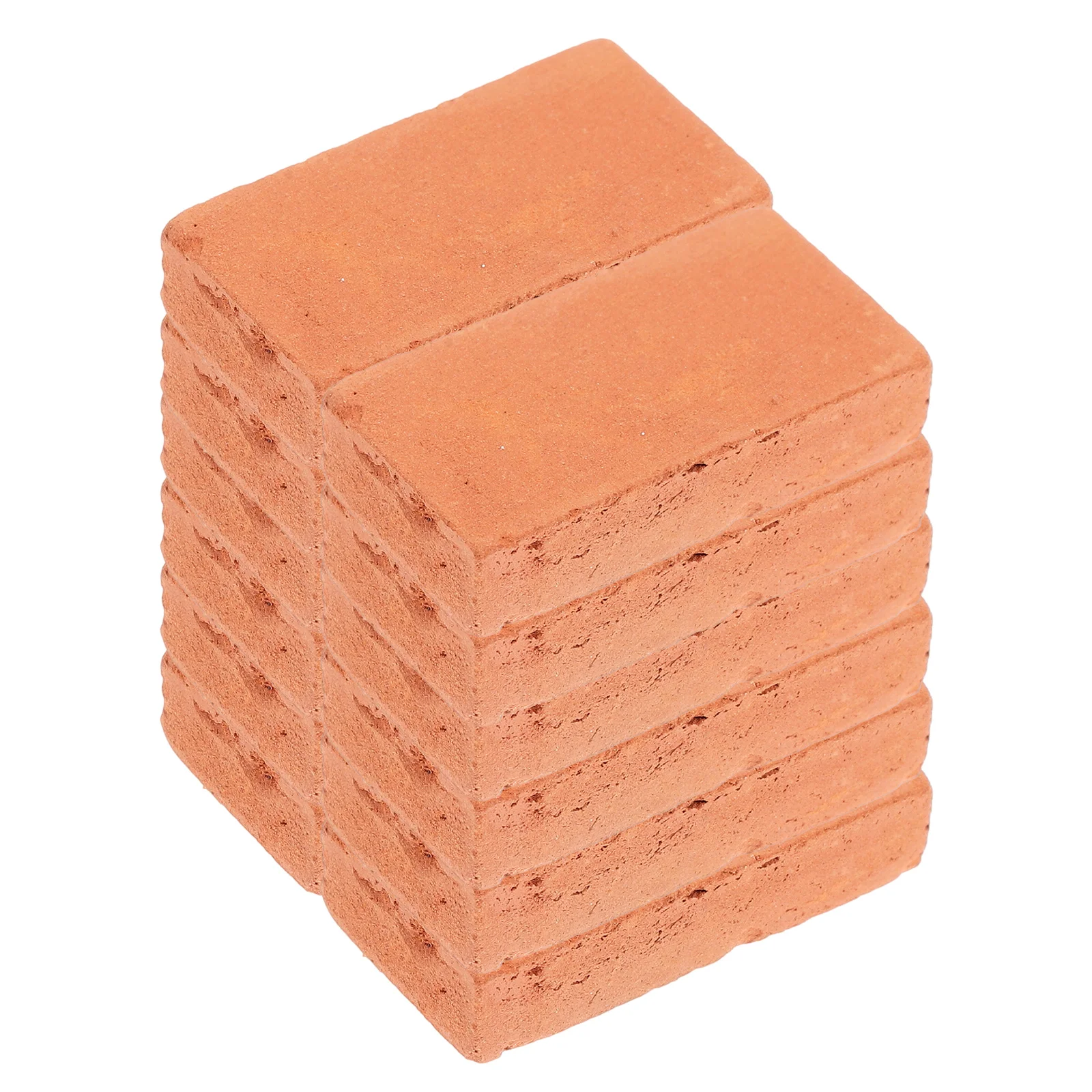 

40pcs Miniature Bricks for Landscaping Decoration DIY Projects Realistic Fake Bricks Lifelike Ornament Garden Accessories Pet