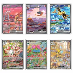 Pokemon Anime Venusaur Charizard Blastoise Alakazam Zapdos Altaria Mew Gardevoir Acrylic Card Diy Acrylic Game Cards Toys
