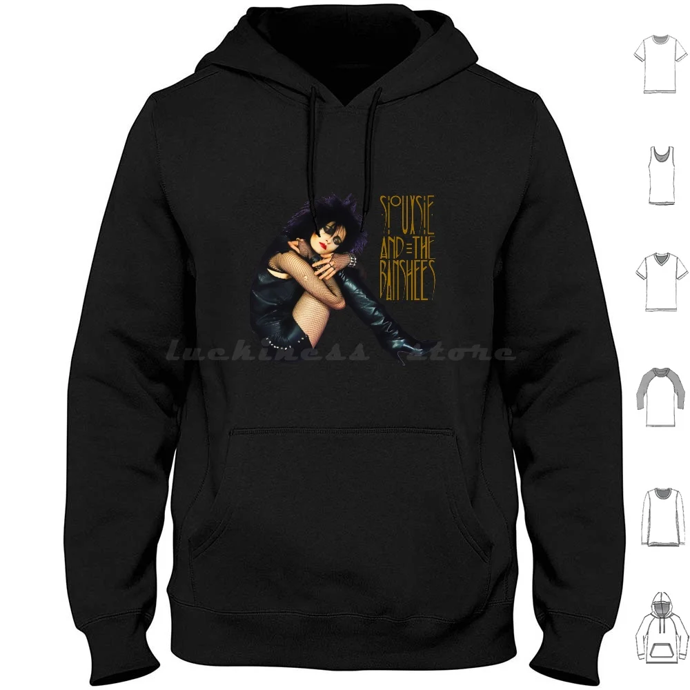 Siouxsie And The Banshees-Edición limitada Sudaderas con capucha de regalo perfecto Manga larga Siouxsie And The Banshees Siouxsie