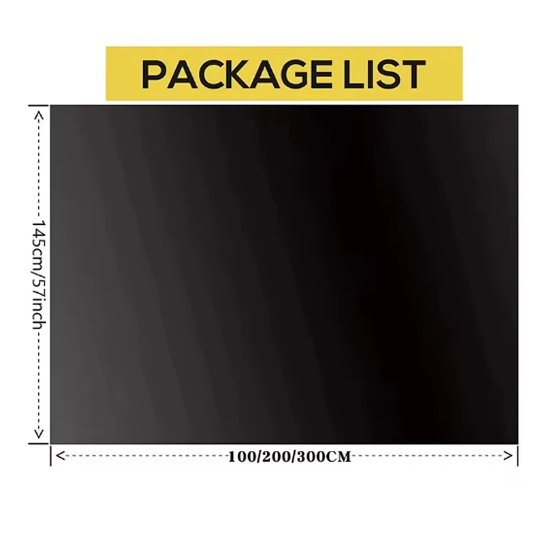 100% Verduisteringsgordijn Donkerste Huis Verduisteringsraam Privacy Film Tint Anti Look Cover Glazen Raamdoek Autostickers