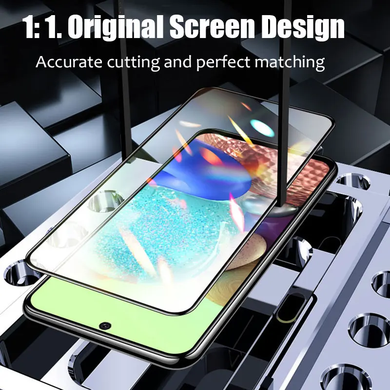 3PCS Tempered Glass For Samsung Galaxy A34 A54 A14 A04S Screen Protector For Samsung A13 A03S A12 A22 A32 A52 A72 A33 A53 A73 - náhled 3