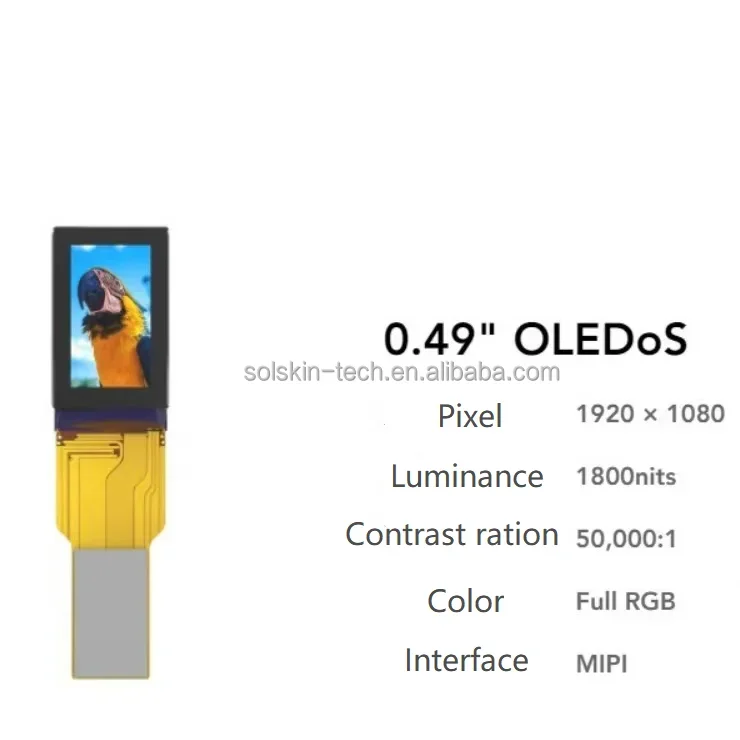 

New Original SY049WDM01 0.49 Inch 1920*1080 Micro OLED Display for View finders, Head mounted Displays