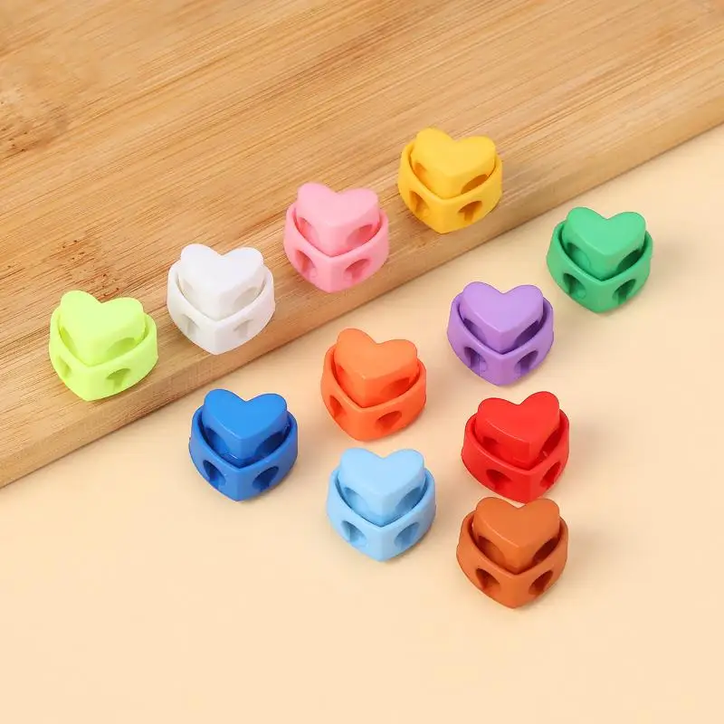 DIY-Handarbeits-Stricknadelhüllen, herzförmige, bunte, weiche Garnschutzhüllen – Detail 5