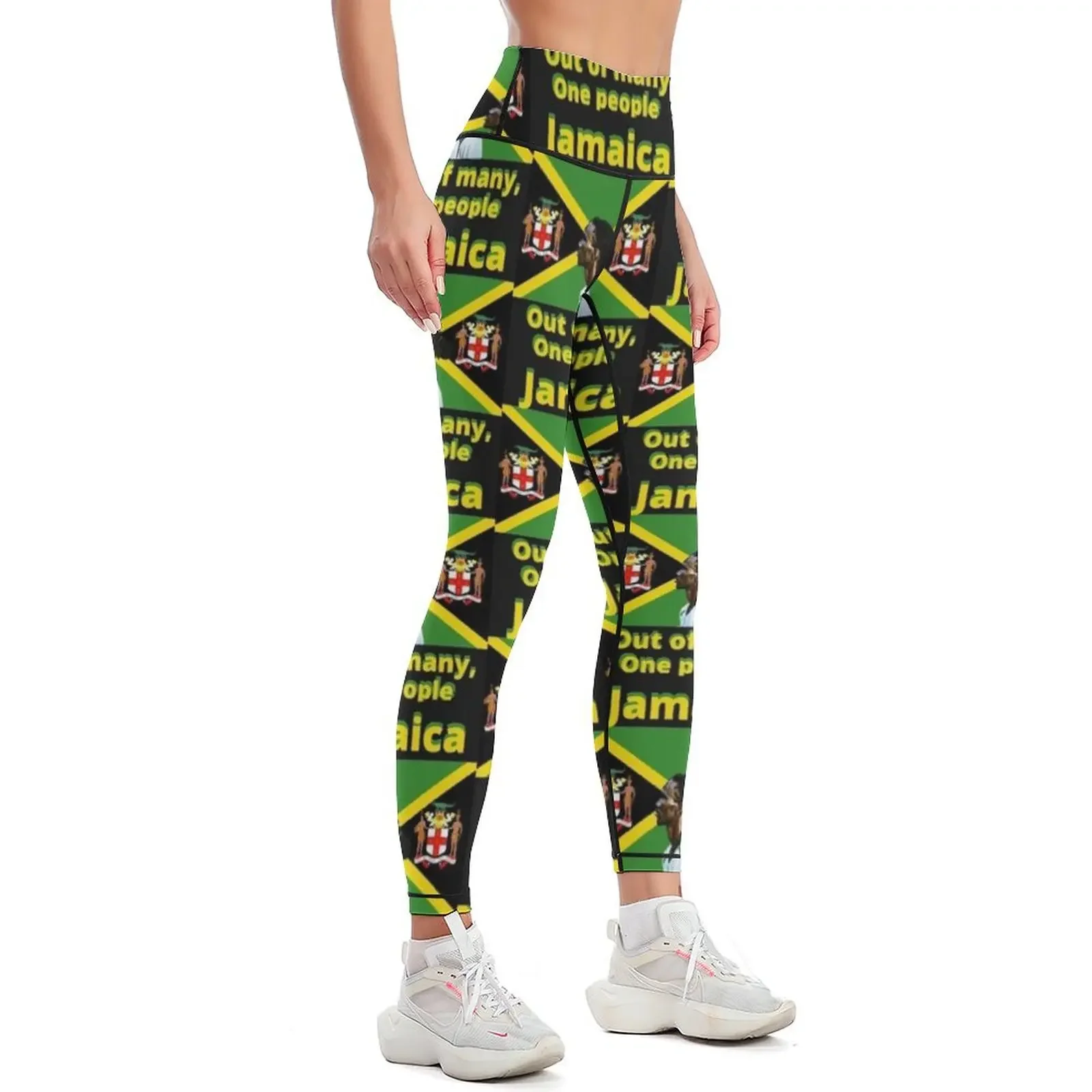 Jamaica, One People Leggings Sports pants for gym sportswear woman exercise clothing for sportswear for gym Womens Leggings