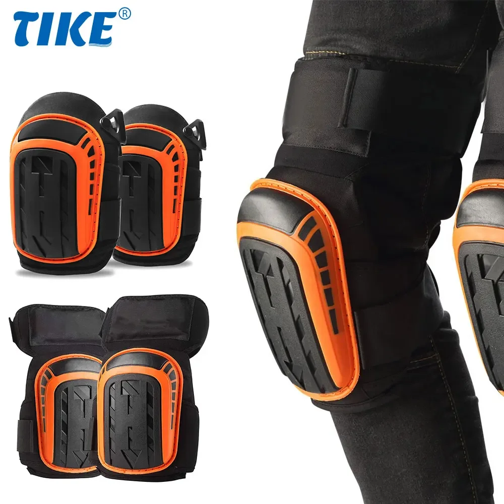 

1 Pair Knee Pads for Work, Flooring, Gardening, Cleaning, Tile Work, Leg Pads with Comfortable Gel Cushion and Anti-Slip Straps