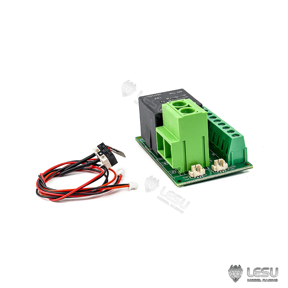 LESU3S battery 12V relay engineering hydraulic model Tamiya tractor truck DIY modification EL-012