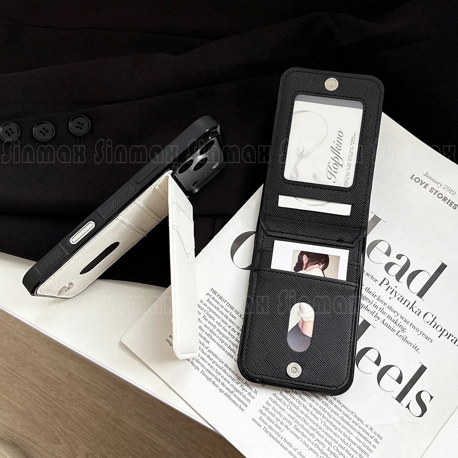Classic Business Wallet Phone - Leather Folio Wallet Case ulasan dan harga