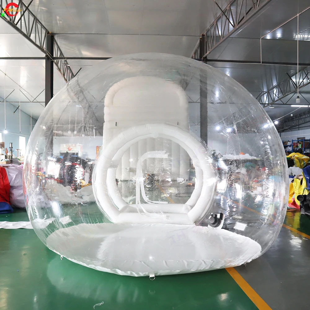 Free Shipping 4m Dia Money Bubble House Transparent Inflatable Wedding Bounce Tent Room for Sale