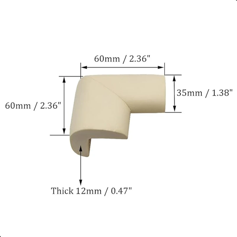 واقي شفاف على شكل حرف L لسلامة الطفل ، حراس زاوية الحافة ، غطاء زاوية الطاولة ، حماية الأطفال ، الأثاث