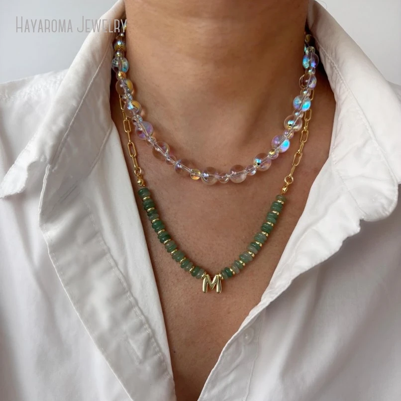 10Pcs Dreamy Bubble Necklace Chunky Statement Ab Clear Crystal Jewelry - view 3
