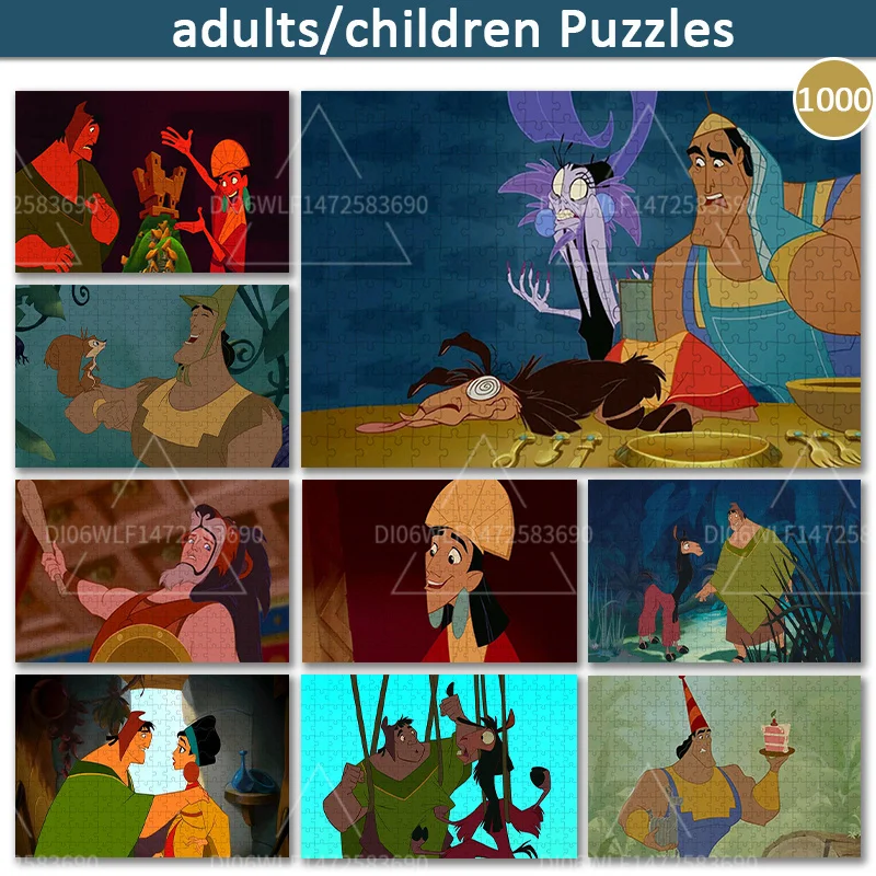 

Disney Cusco Royal Family Cartoon Jigsaw Puzzle Toys 1000 Pieces Children Wooden Puzzles Adult Handmade Gift Printing Clear Game