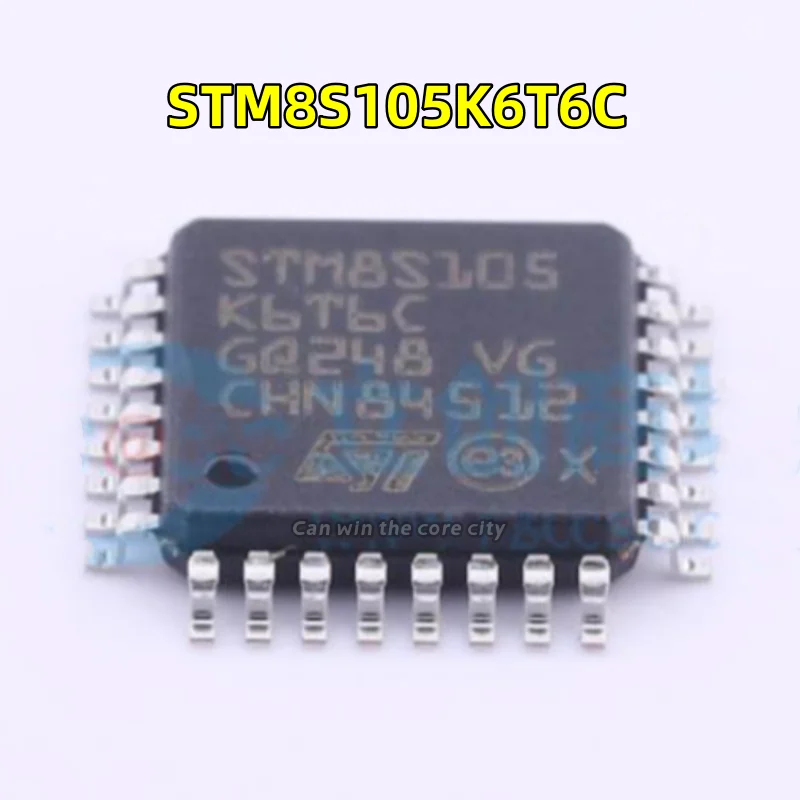 

1-100 PCS/LOT STM8S105K6T6C New genuine single-chip microcomputer chip 8-bit microcontroller patch LQFP32