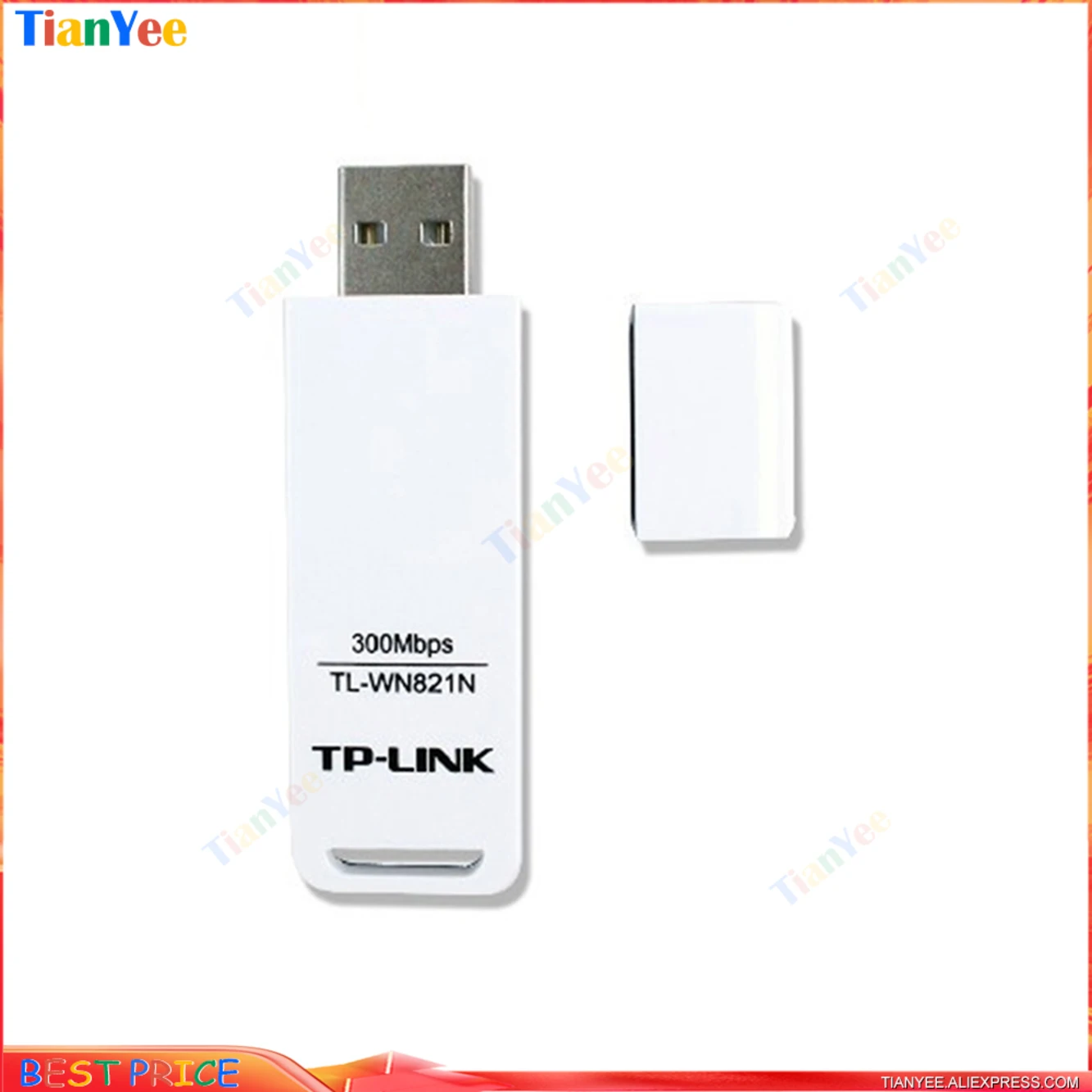 TP-Link TL-WN821N TL-WR823N 300Mbps 2.4G Adapter Wifi Network Cards USB Wifi Receiver Transmission Dongle for Desktop Laptop