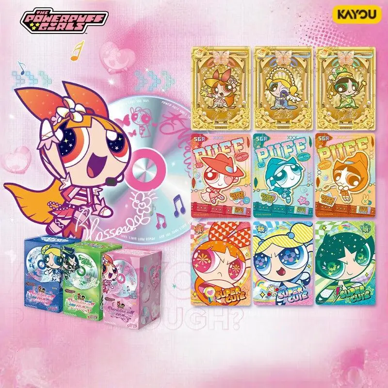 

KAYOU The Powerpuff Girls Официальный аутентичный набор X Element Pack SE, лимитированная серия, 99 коллекционных карточек, набор для аниме-коллекции