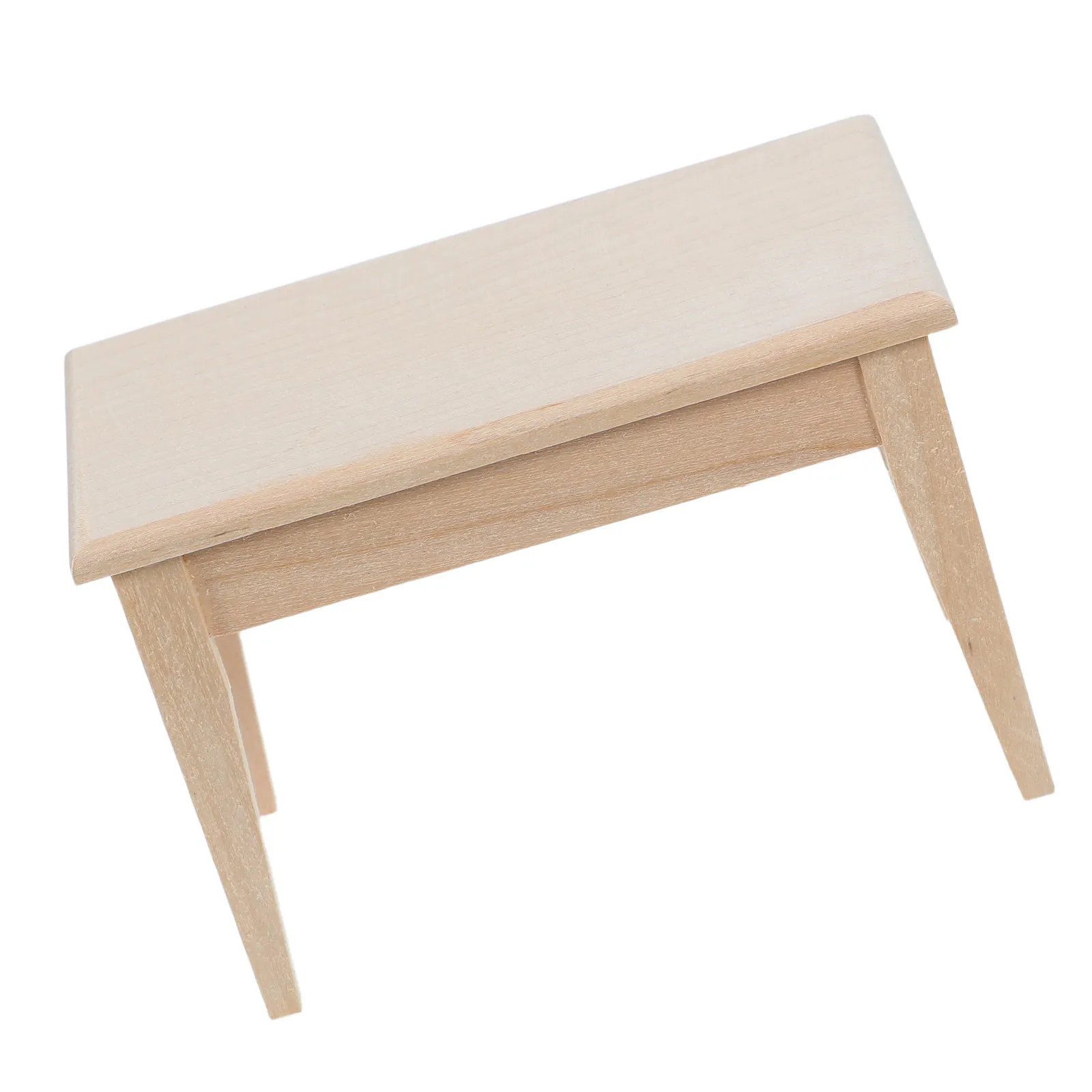 

Miniature Wooden Desk 1 12 Scale Compact Table for Dollhouse Interiors Micro Photography Styling Layout Props Tiny Home Decor