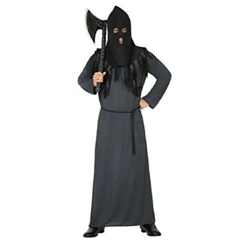 Disfraz Verdugo, Color Negro Para Fiesta Halloween Carnaval Teatro