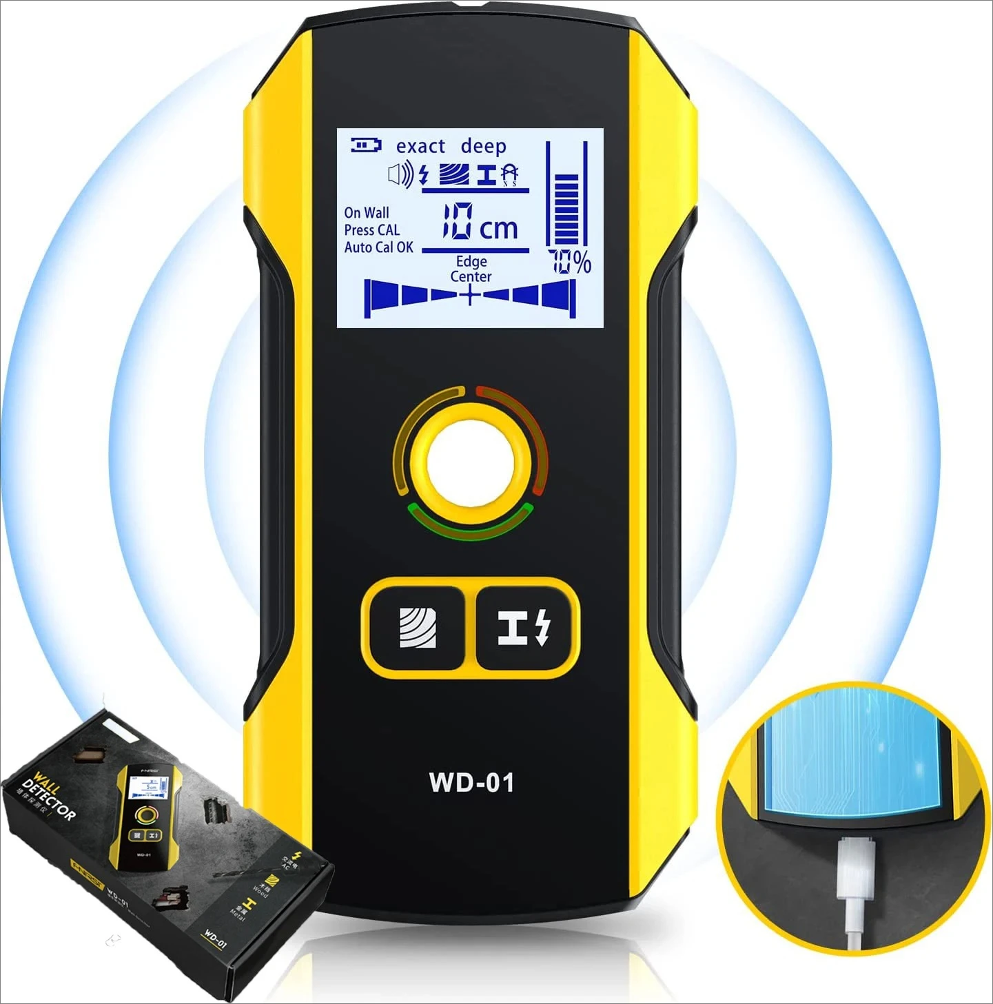 6 in 1 Electronic Wood Metal S - Stud Finder Center Finder Edge 评论和价格