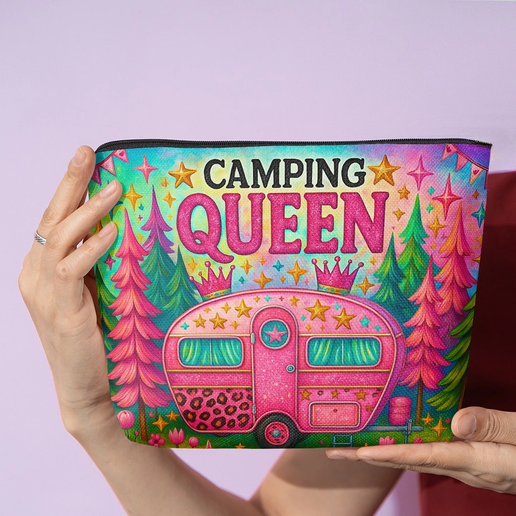 Camping Queen, Dompet Bergaya  - Skincare Queen ulasan dan harga