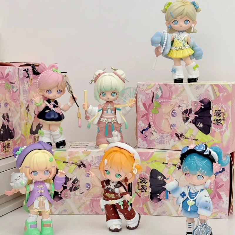 

Подлинная серия Tangna Oriental Overture, глухая коробка в китайском стиле, фигурка, настольное украшение, идеальный подарок на день рождения, в наличии