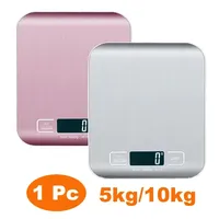 Rechargeable Kitchen Scale LCD Display 5kg/10kg Food Scale Stainless Steel Electronic Scale For Baking Cooking Tool