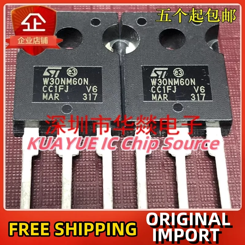 10PCS-30PCS W30NM60N STW30NM60N TO-247 600V 25A  Fast Shipping Quality Guarantee