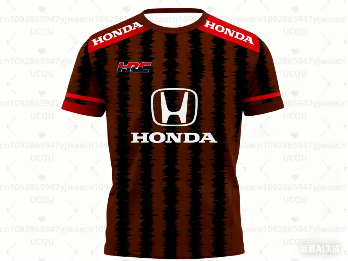 ثلاثية الأبعاد طباعة الرجال النساء هوندا الصيف تي شيرتات قصيرة الاكمام دراجة نارية رياضية سباق سريعة الجافة جيرسي عشاق الدراجات النارية #3