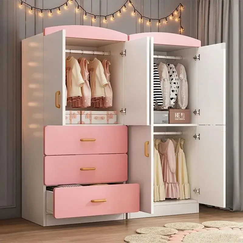 

Children's Wardrobe Girls' Baby Baby Little Clothes Small Freezer Closet Storage