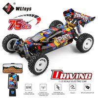 WLtoys 1/12 124007 Brushless Electric 4WD RC Car 75km/h High Speed RC Car Racing Car Boy Toys Kids Gifts