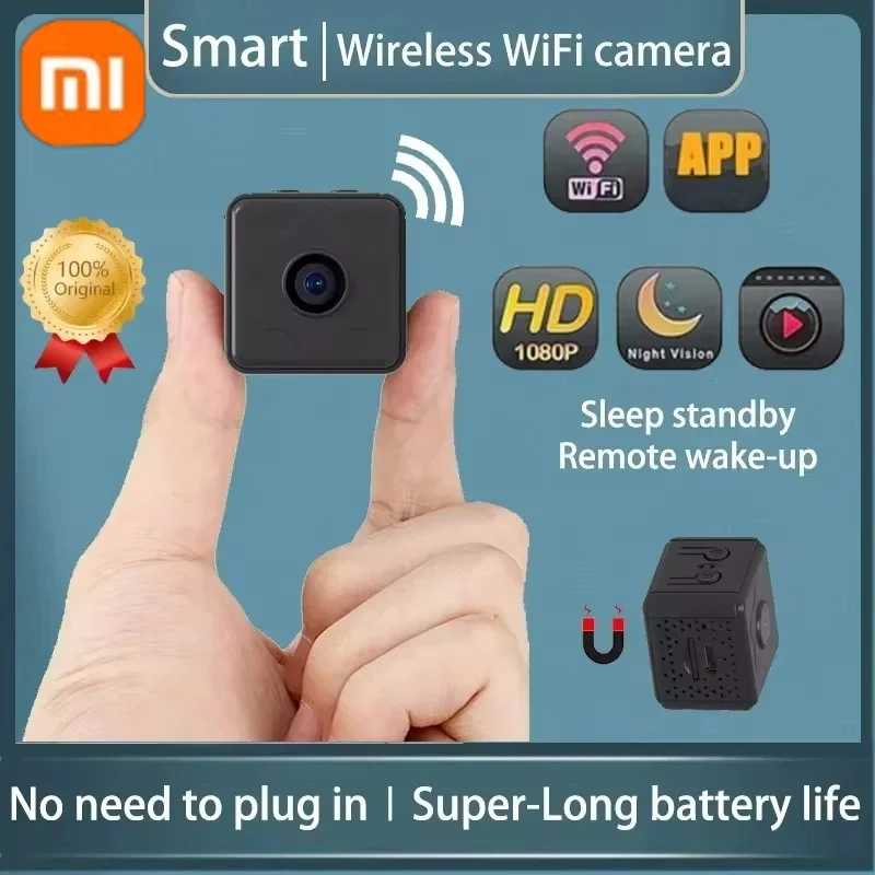 Xiaomi Mini Camera 1080p Wireless Wifi Remote Monitor Camera Home Ip Camera Motion Detection Recorder Super-long Battery Life