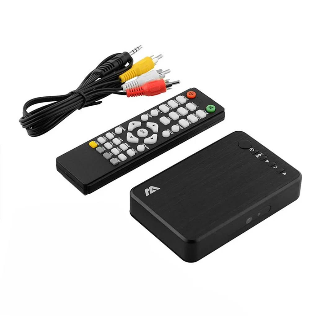 

Full HD Media Player 1080P Resolution USB External HDD Multimedia Player with HD VGA AV Output, EU Plug