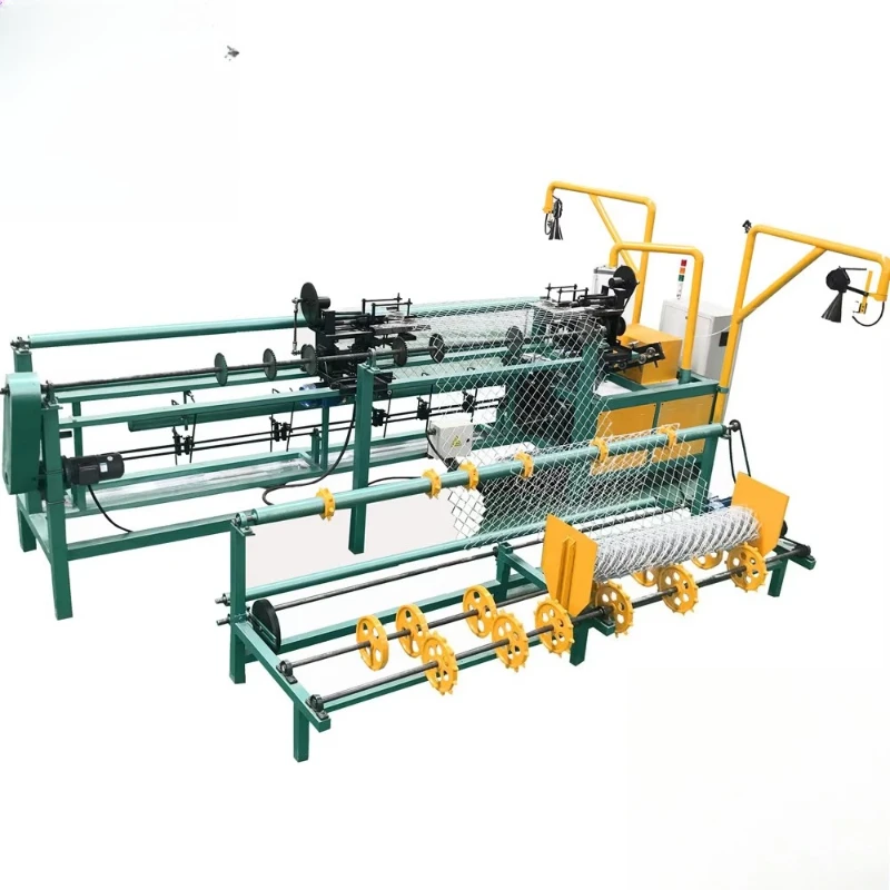 Automatic Double Wire Chain Link Fence Wire Netting Machine