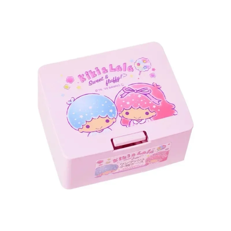 New Sanrio My melody little twin sta Cinnamoroll cute kawaii girl press badge card cosmetics rubber band tape sewing storage box