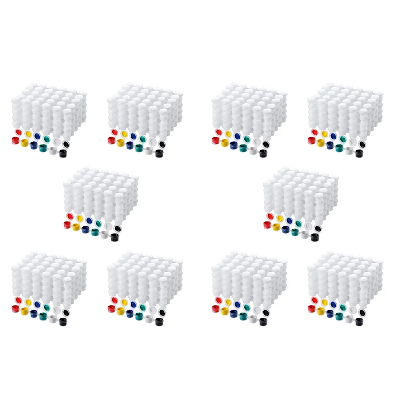 

500 Strips Empty Paint Strips Paint Cup Pots Clear Storage Paint Containers Mini Painting Cup Pot 3Ml/ 0.1 Oz