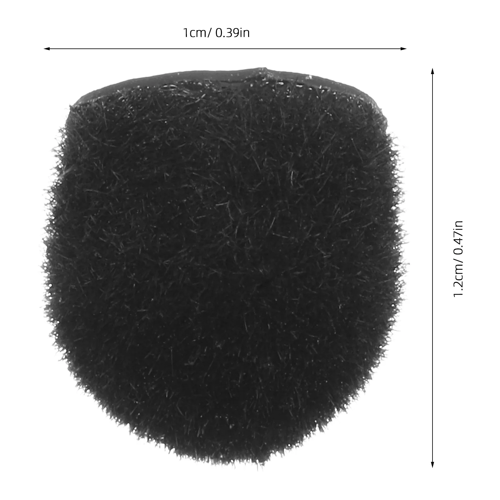 Puntas de repuesto para lápiz óptico negro, puntas de tela flocadas de alta precisión para tableta con pantalla táctil, pizarra interactiva fina, 4 Uds.
