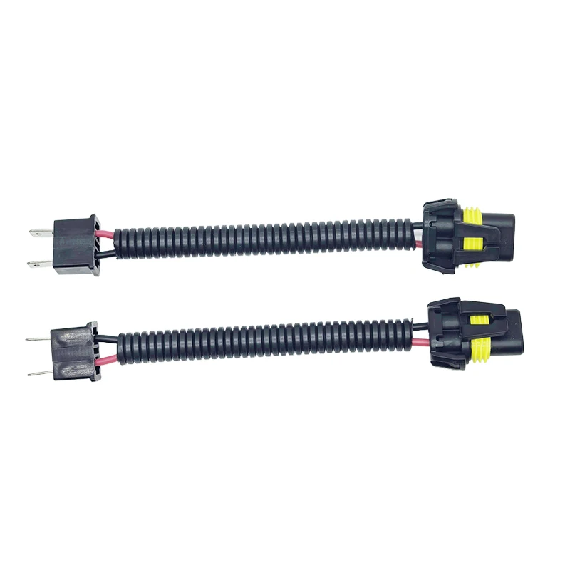 1-10Pcs H7 Male To 9005/9006/9012 Female Bulb Socket Wiring Harness For Car Fog Headlight Plug Connector Adapter Conversion Cord