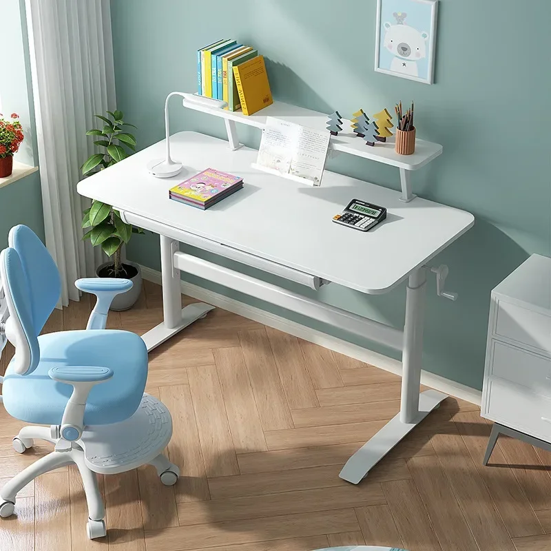 Mesa de Escritorio elemental, juego para niños, silla para niños, muebles para habitación de niños, mesita de noche, suministros escolares para estudiantes, Escuela, estudio pequeño LT