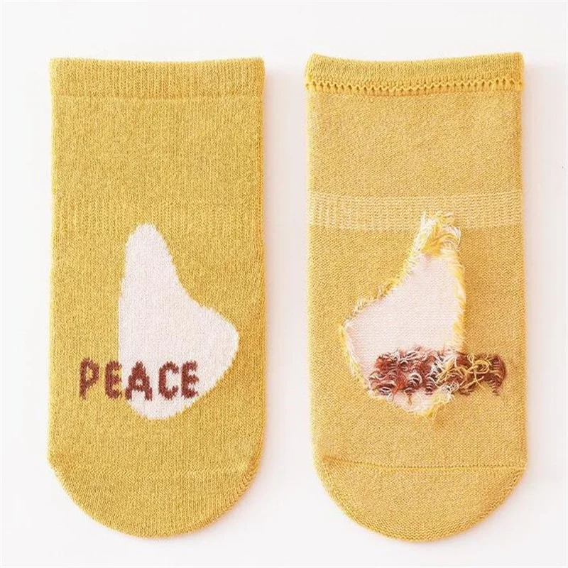 0-5Years Baby Girl Boy Socks Anti Slip Cotton Print Non-slip Toddler Socks for Girls Boys Casual Cartoon Kids Accessories