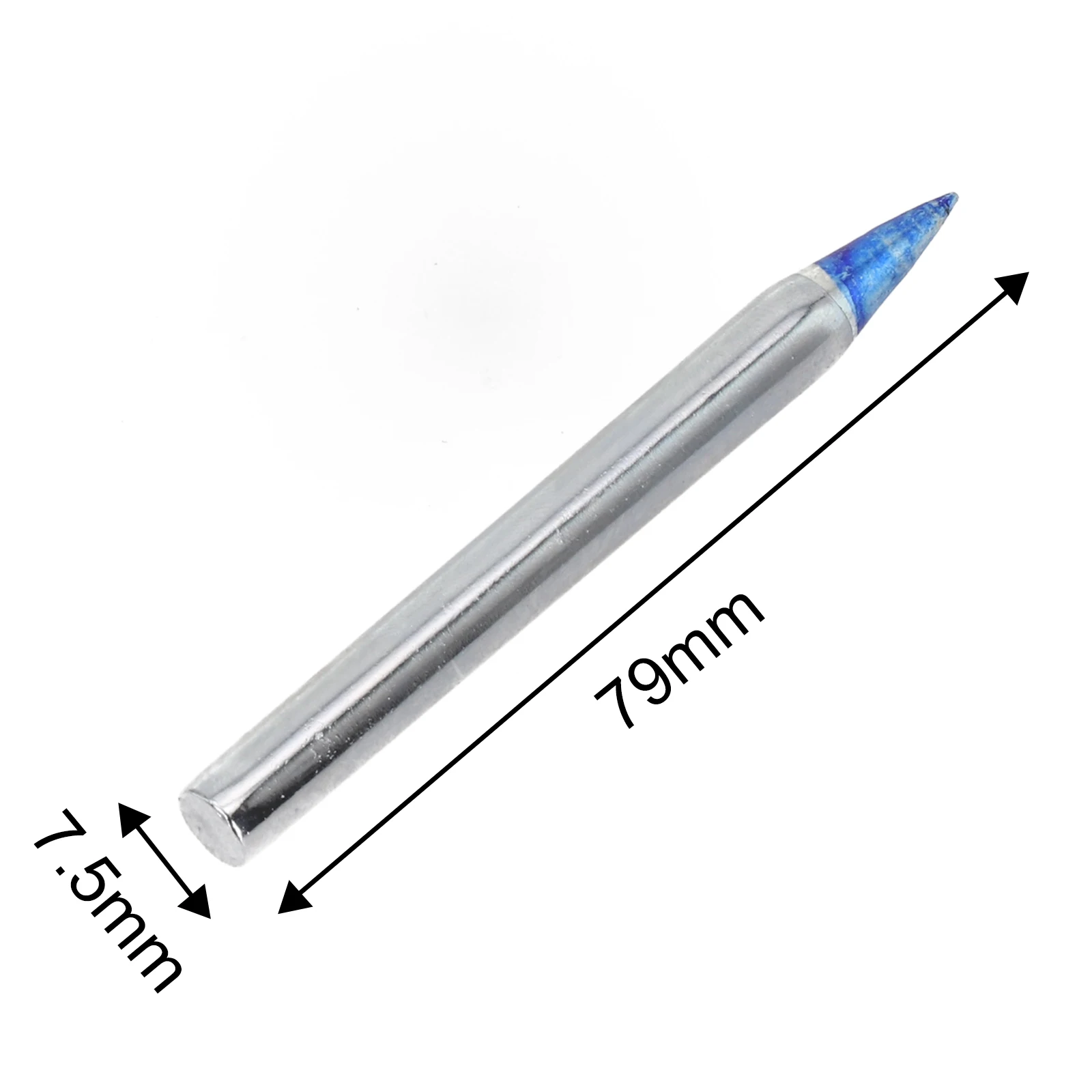 1pc External Heat Soldering Iron Blue Pointed Welding Tips 30W 40W 60W 80W 100W150W Lead-Station Solder Iron