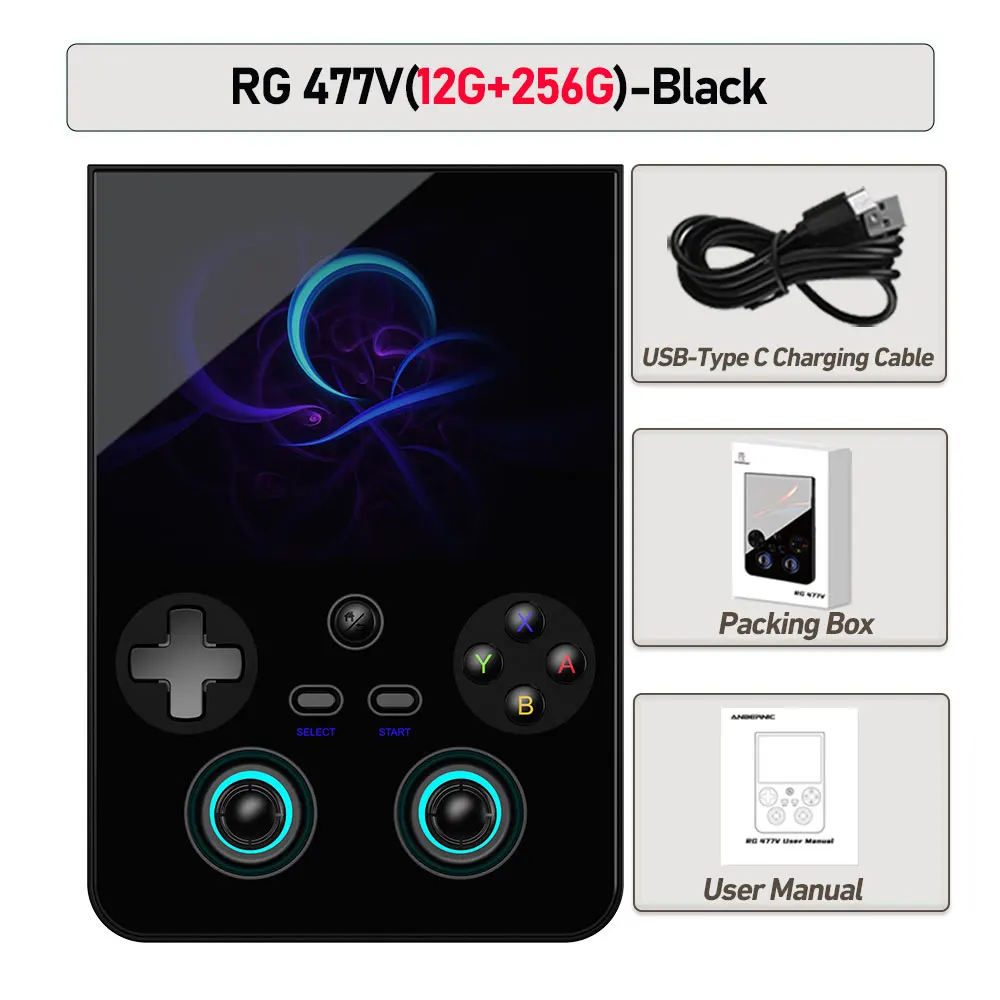 Achetez la console rétro portable Anbernic RG 477V 12GB/256GB sous Android 14 Achetez la console rétro portable Anbernic RG 477V 12GB/256GB sous Android 14