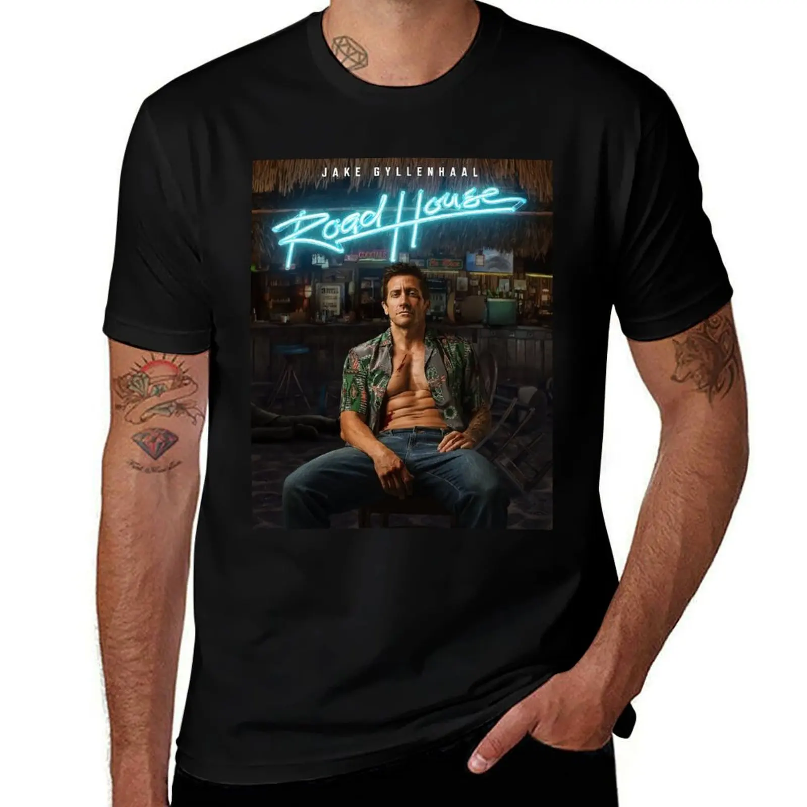 Road House, Jake Gyllenhall Road House T-Shirt graphic t shirts anime tshirt shirts graphic t shirt men