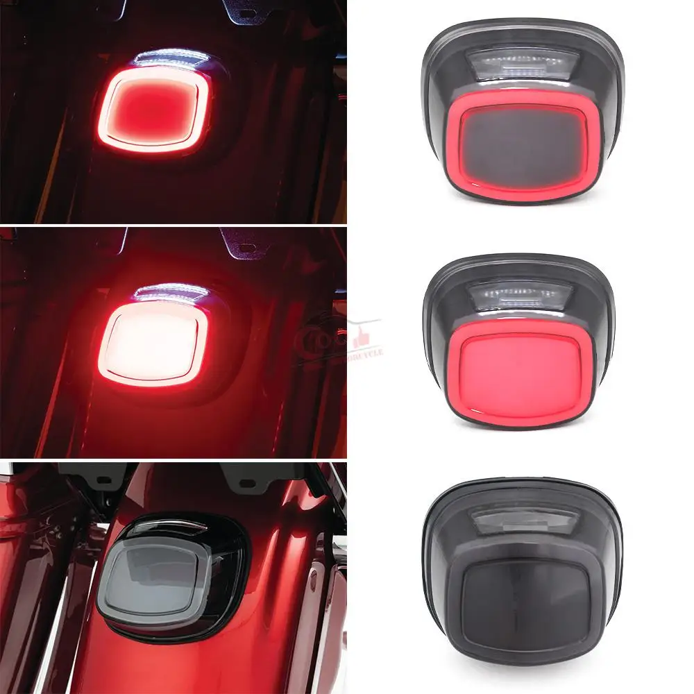 New Smoke Motorcycle LED Tail Light Integrated Rear Lamp Fits For Harley-Davidson Touring Road Glide Road King Street Glide FLHX