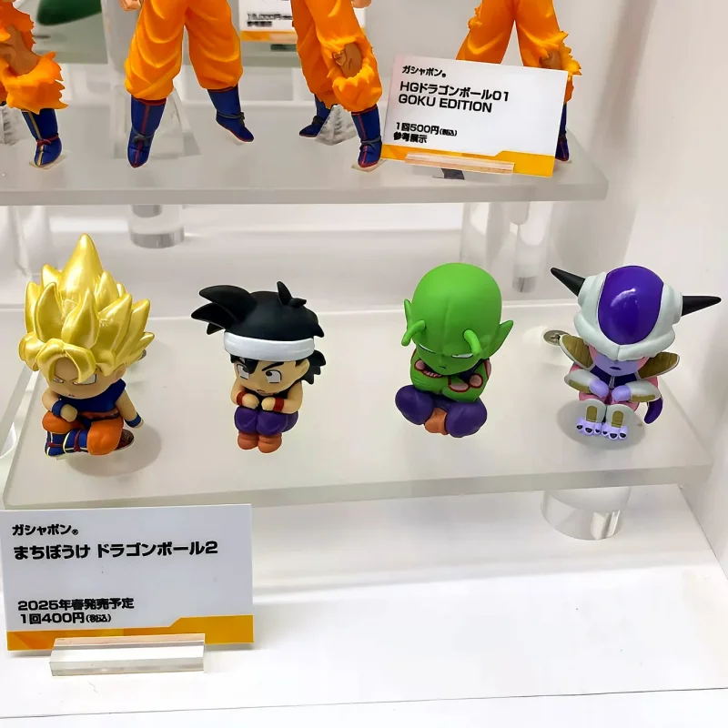

Фигурки Bandai Dragon Ball Z — серия ожидания 02, коллекционные украшения Goku Frieza Piccolo Goofily, дизайн, игрушечная модель