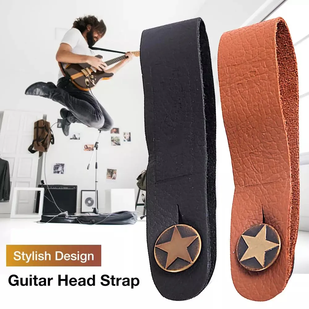 

Fastener Headstock Acoustic Guitar Button Lock Guitar Strap Holder Leather Guitar Strap Guitar Neck Strap Guitar Head Belt